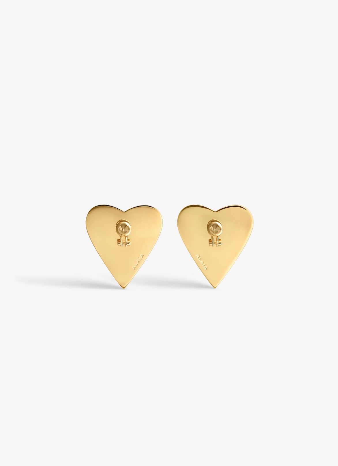 LE CŒUR BOMBE EARRINGS ALAÏA TRANSPARENT/GOLD LE CŒUR BOMBE EARRINGS